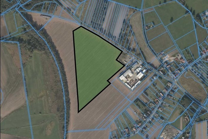 Duża działka przemysłowa 85 566 m2 z dostępem do infrastruktury Krępna  85 566m2 Foto 1