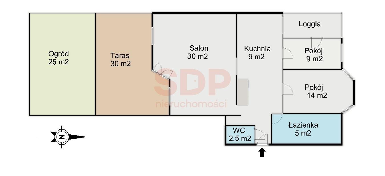 Mieszkanie trzypokojowe na sprzedaż Wrocław, Wysoka, Chabrowa  76m2 Foto 6