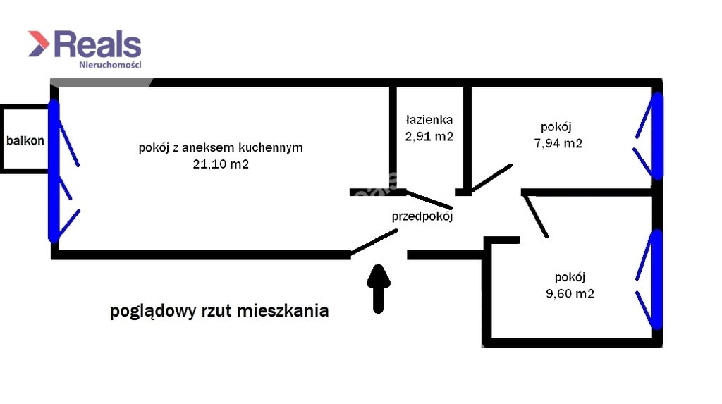 Mieszkanie trzypokojowe na sprzedaż Warszawa, Ochota, Rakowiec, Stefana Baleya  47m2 Foto 3