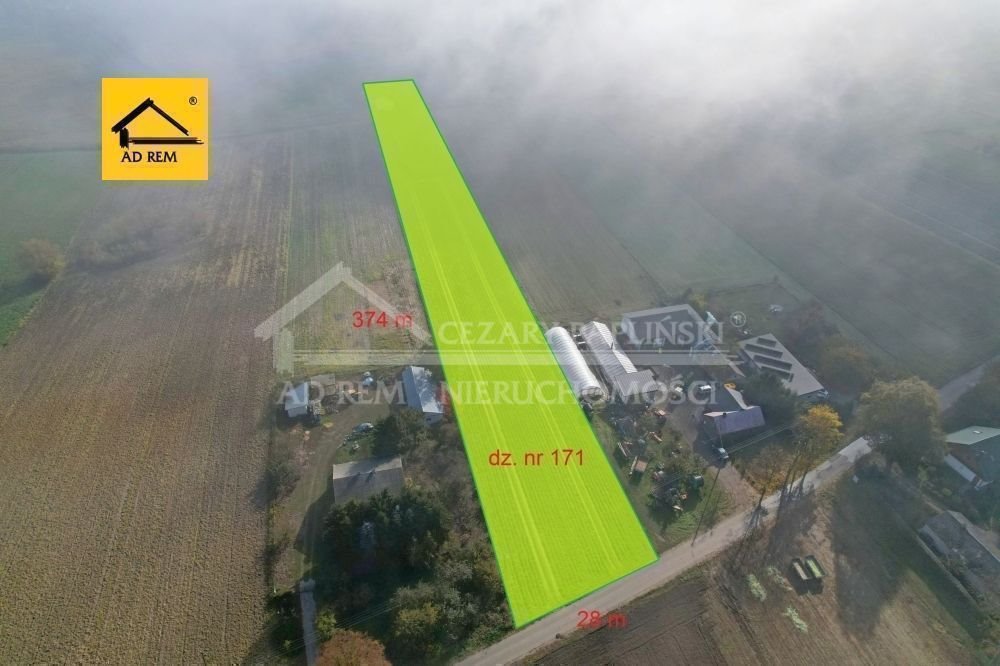 Na sprzedaż działka 10 017 m² z stawem i mediami w Zezulinie Zezulin Niższy, Zezulin  10 017m2 Foto 1