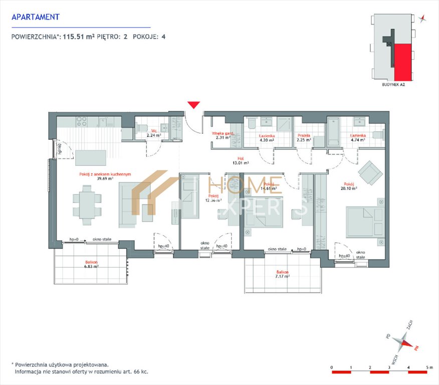 Mieszkanie czteropokojowe  na sprzedaż Gdańsk, Artura Grottgera  116m2 Foto 6