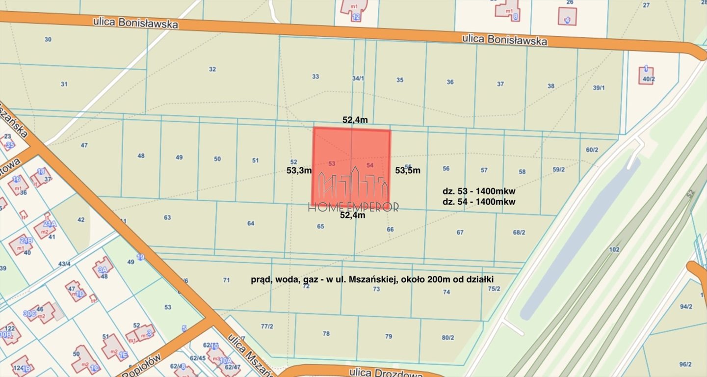Do sprzedania działka 2800 m² z lasem w Wawrze Warszawa, Wawer, Miedzeszyn, Mszańska  2 800m2 Foto 1