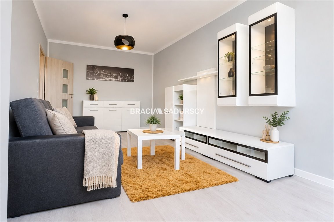 Na wynajem komfortowe 2-pokojowe mieszkanie 46 m² z balkonem Kraków, Dębniki, Ruczaj, dr. Jana Piltza  46m2 Foto 1