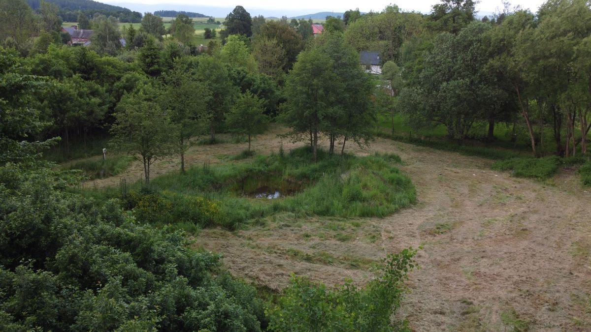 Działka budowlana 2800 m² z widokiem na góry, strumyk, MPZP Rybnica  2 800m2 Foto 1