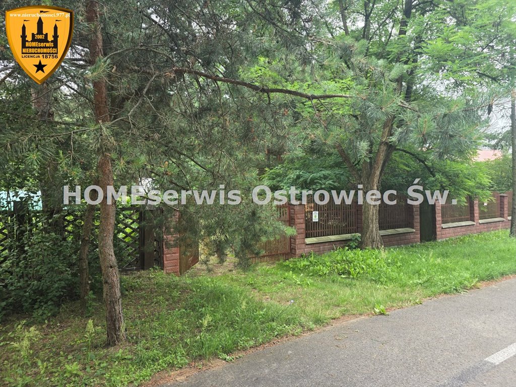 Na sprzedaż działka z projektem i murowanym budynkiem w Ostrowcu Ostrowiec Świętokrzyski, Henryków  1 238m2 Foto 1
