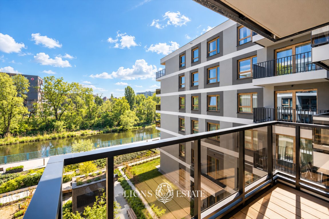 Nowoczesny apartament z widokiem na Odrę, 64,67 m², polecam Wrocław, Szczepin, Kazimierza Michalczyka  65m2 Foto 1
