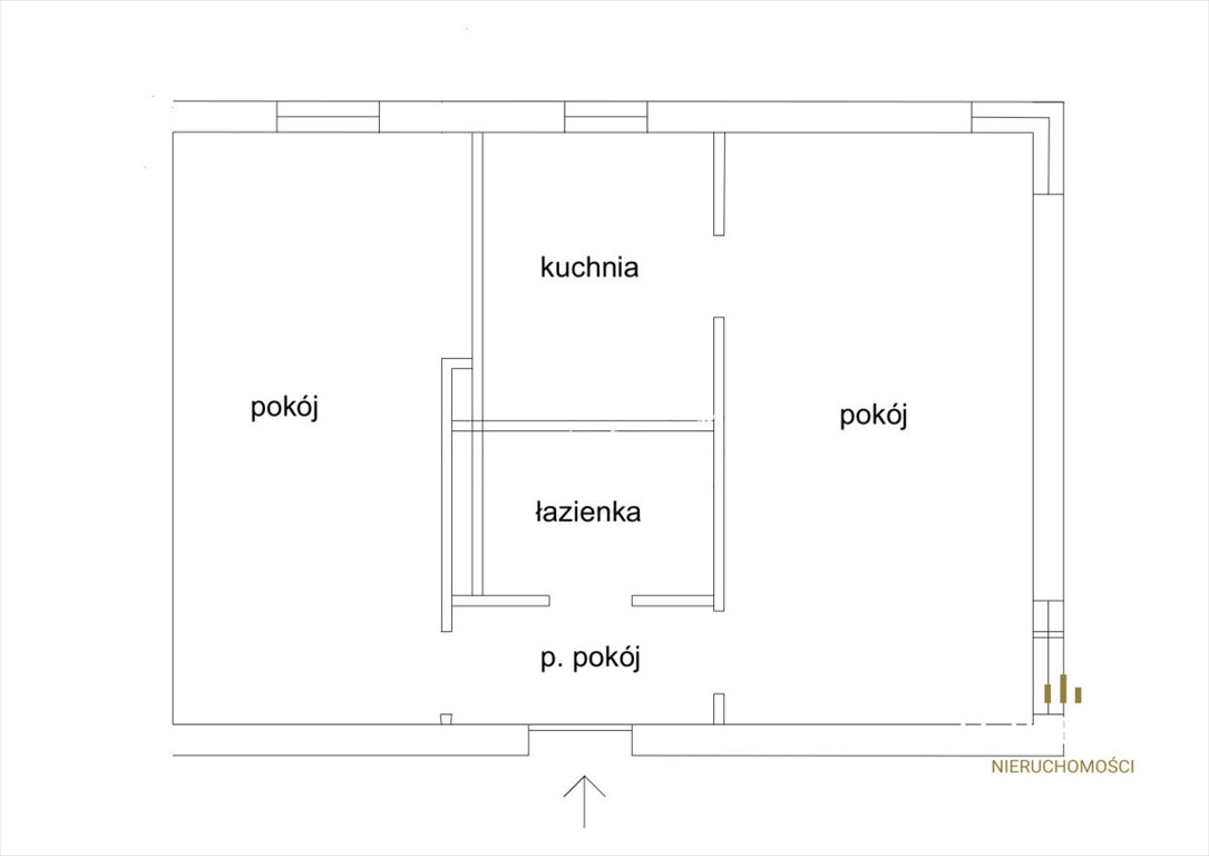 Mieszkanie dwupokojowe na sprzedaż Wrocław, Śródmieście, Bolesława Prusa  44m2 Foto 11