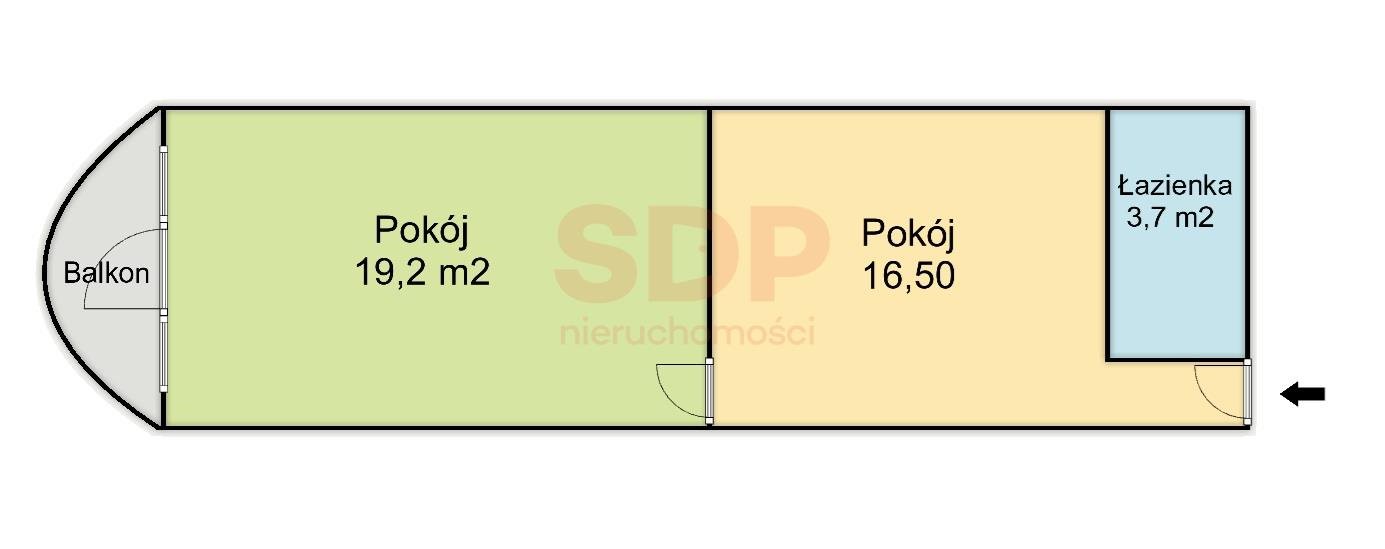 Kawalerka na sprzedaż Wrocław, Stare Miasto, Przedmieście Oławskie, Chudoby Stanisława  39m2 Foto 8