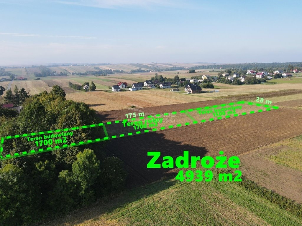 Działka budowlana na sprzedaż Zadroże  4 939m2 Foto 1