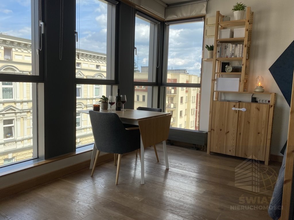 Nowoczesny apartament 32,3 m2 z dużym wykuszem i tarasem Szczecin, Centrum  32m2 Foto 1
