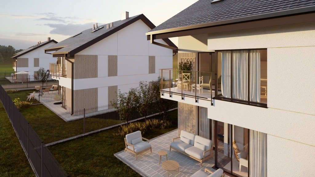 Nowoczesne mieszkanie z ogrodem w Krasnem, 49,84 m2 Rzeszów  50m2 Foto 1