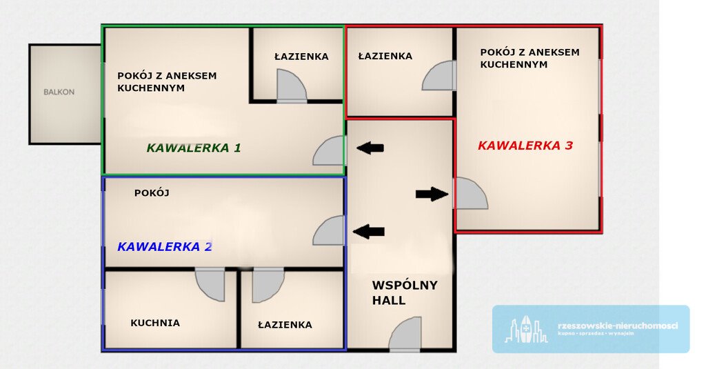 Mieszkanie na sprzedaż Rzeszów, Podwisłocze  68m2 Foto 15