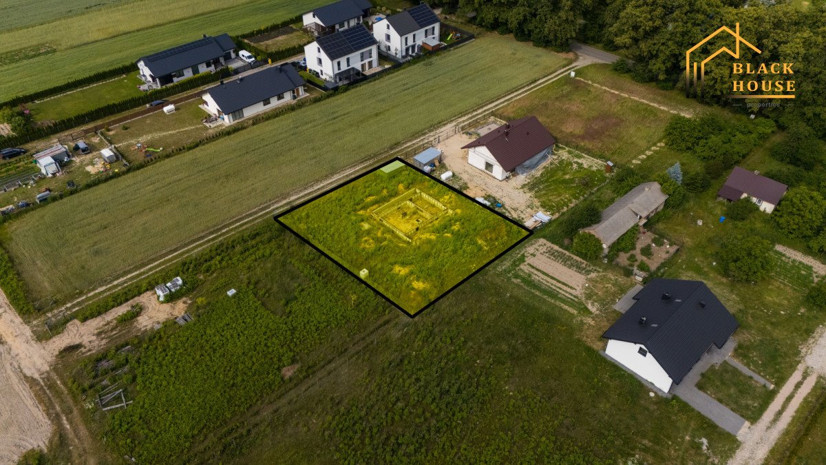 Działka 1000 m² z rozpoczętą budową domu SMART (uzbrojona) Nasutów  1 000m2 Foto 1
