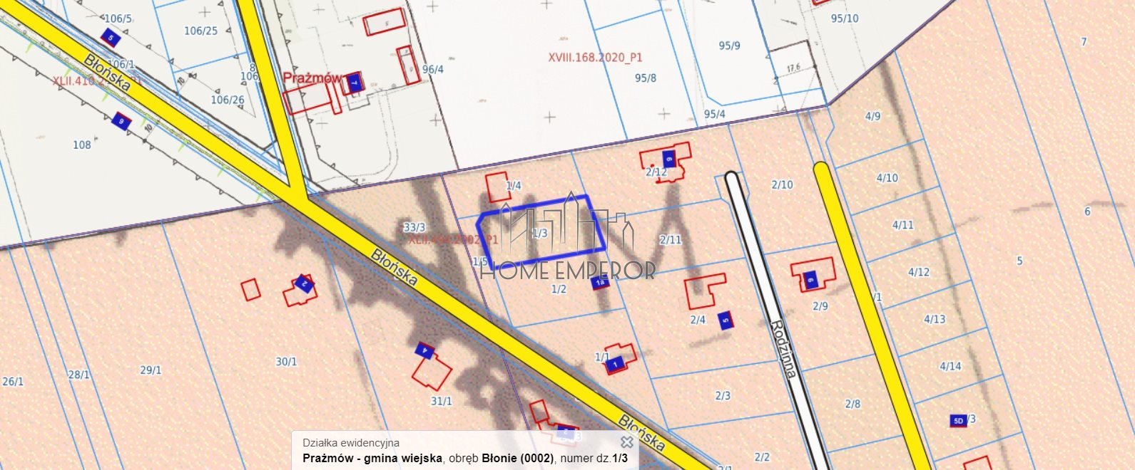 Działka inna na sprzedaż Błonie, Błońska  1 200m2 Foto 1