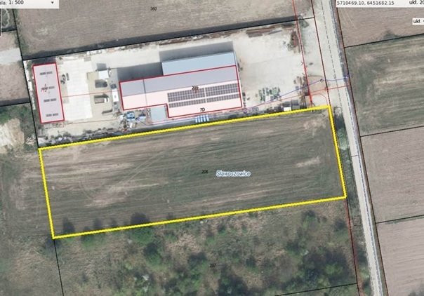 Polecam działkę 5039 m² w Sławoszowicach z potencjałem inwestycyjnym Sławoszowice  5 039m2 Foto 1