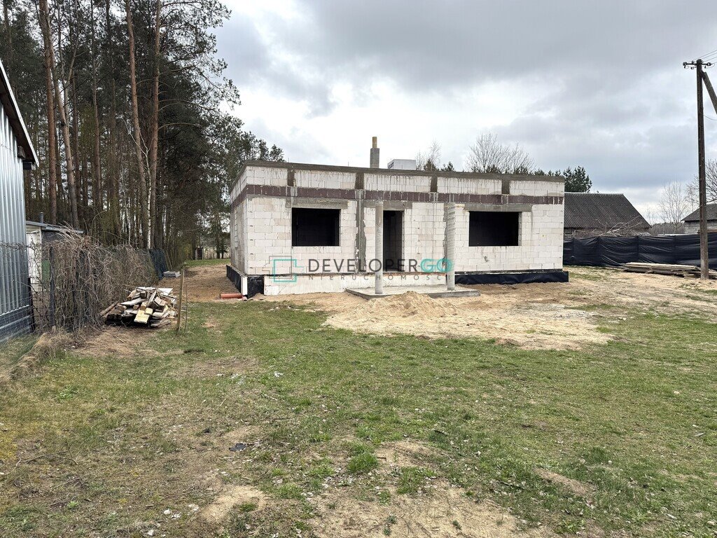 Dom w budowie na dużej działce w Sosna-Kicki, 135 m² Sosna-Kicki  135m2 Foto 1