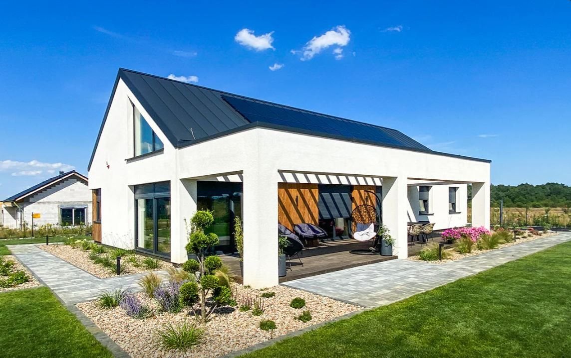 Dom pod Pinią II w Tyczynie – 145,5 m², stan surowy Tyczyn, Kościuszki  146m2 Foto 1