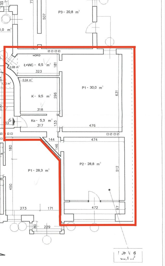 Mieszkanie dwupokojowe na sprzedaż Poznań, Jeżyce, Janusza Zeylanda  80m2 Foto 1