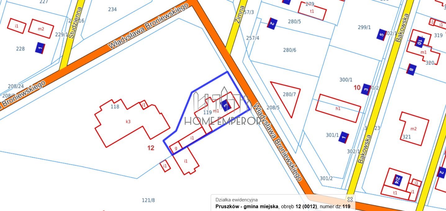 Działka komercyjna na sprzedaż Pruszków, Broniewskiego  799m2 Foto 2