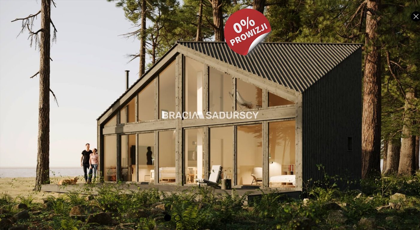 Nowoczesny dom na własnej działce z antresolą i szklaną fasadą Kraków, Zabierzów, Zabierzów, Śląska  78m2 Foto 1