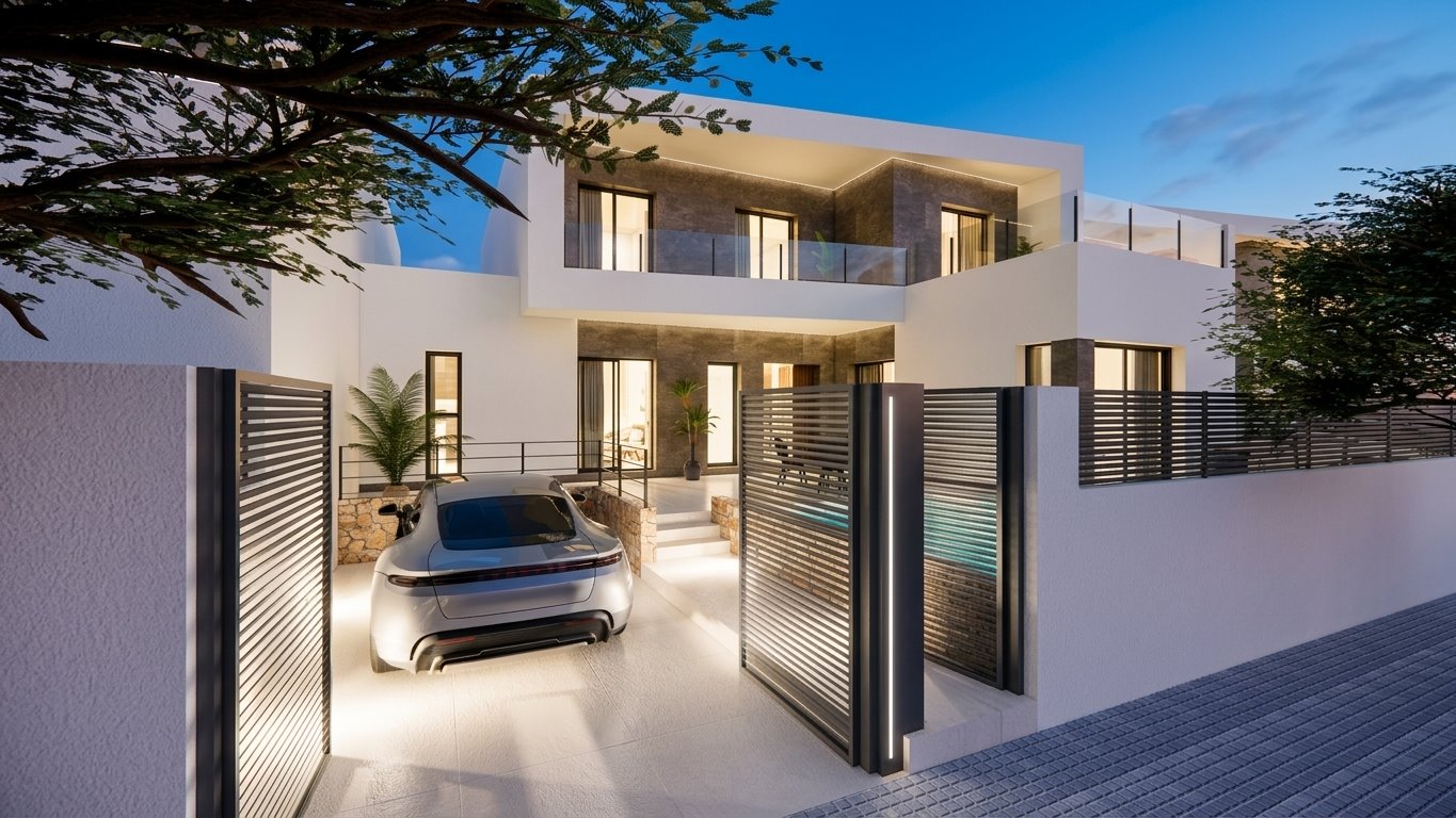 Na sprzedaż nowoczesne domy z basenem w Dolores, 103 m² Hiszpania, Alicante, Costa Blanca  103m2 Foto 1