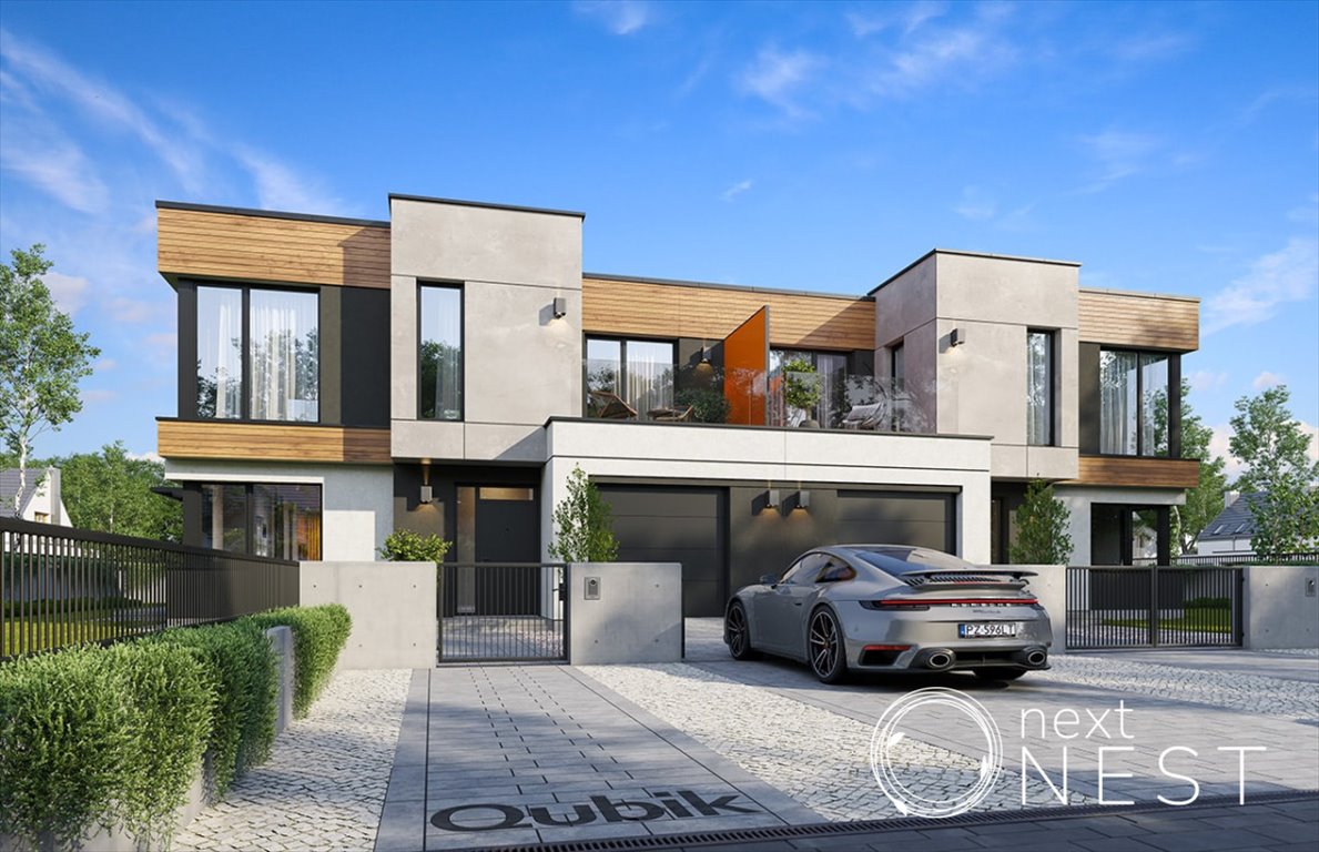 Nowoczesny dwulokalowy dom z dużymi przeszkleniami i wysokim standardem Długa Szlachecka, Księdza Jerzego Popiełuszki  174m2 Foto 1