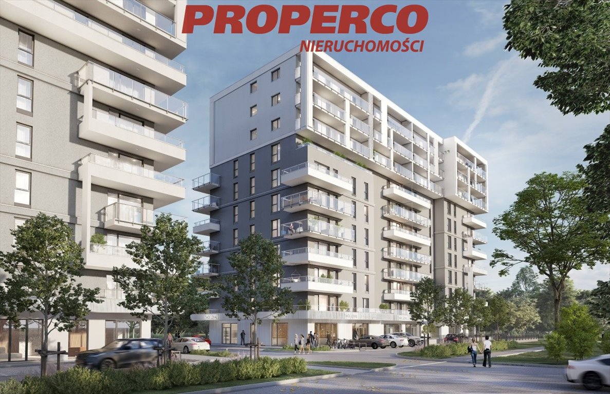 Polecam nowoczesne 4-pokojowe mieszkanie 78 m² z balkonem i garażem Kielce, KSM, Aleja Solidarności  78m2 Foto 1