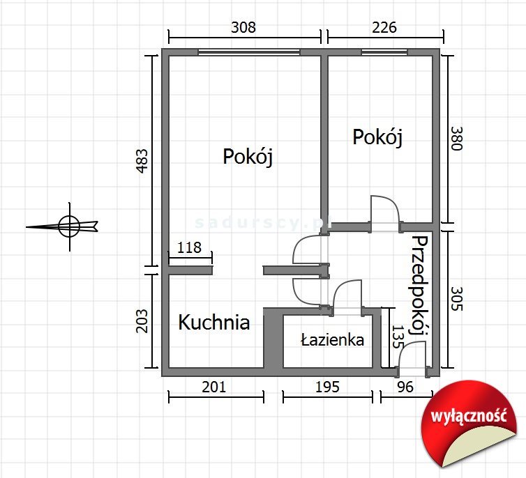 Mieszkanie dwupokojowe na sprzedaż Kraków, Krowodrza, Azory, Stanisława Lentza  36m2 Foto 3