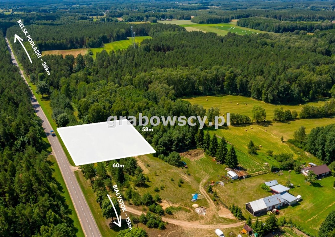 Działka inwestycyjna na sprzedaż Zabłudów, Zabłudów  3 548m2 Foto 5