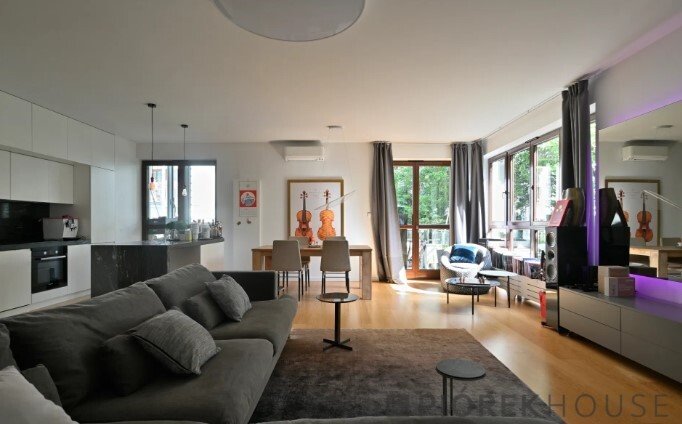 Do sprzedania przestronne 94,55 m² mieszkanie z patio i garażem Warszawa, Wilanów, Stanisława Kostki Potockiego  95m2 Foto 1