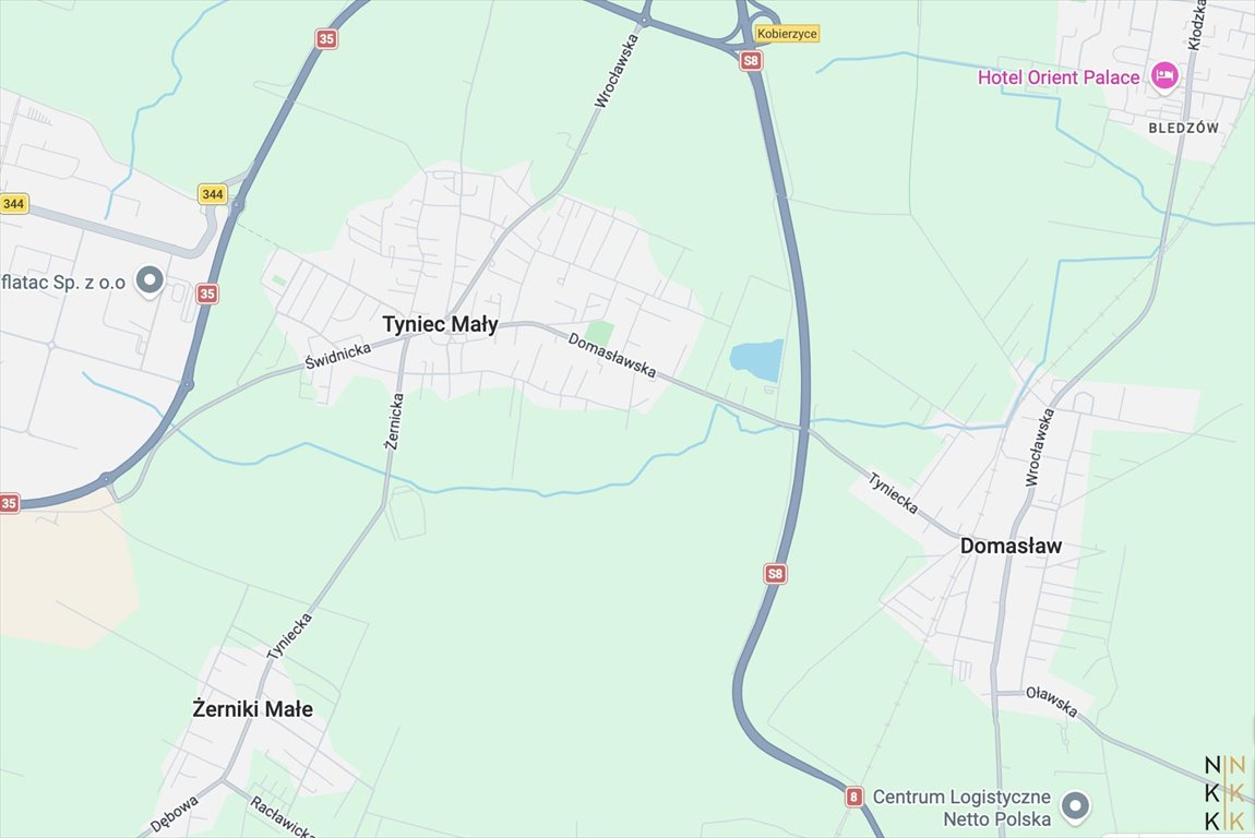 Działka budowlana 1000 m² z mediami, blisko Wrocławia Tyniec Mały, Kresowa  1 000m2 Foto 1