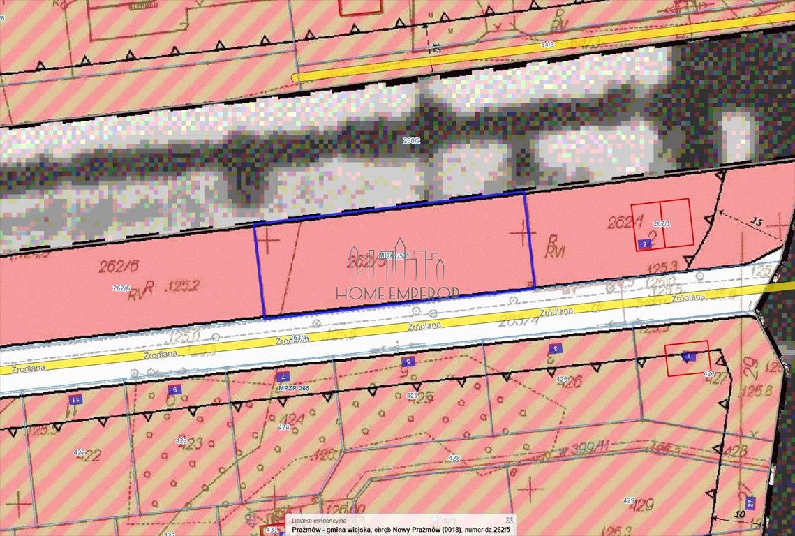 Działka 1000 m² pod usługi w Prażmowie - polecam! Nowy Prażmów, Źródlana  1 000m2 Foto 1