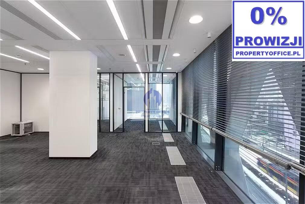 Nowoczesne biuro 124 m2 z panoramicznymi oknami i widokiem Warszawa, Wola, rondo Ignacego Daszyńskiego  124m2 Foto 1