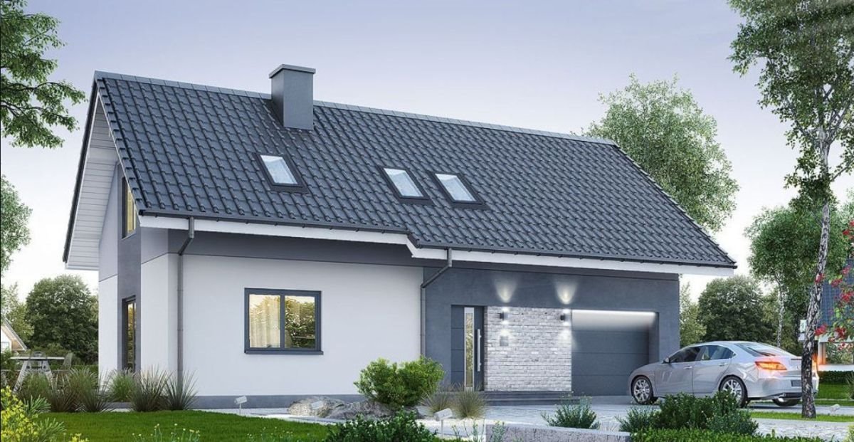 Dom wolnostojący 140 m2 w Malawie – stan surowy zamknięty Malawa  140m2 Foto 1