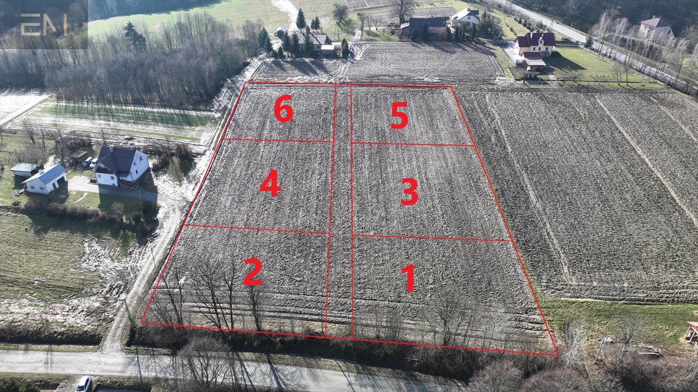 Działka budowlana na sprzedaż Wielopole Skrzyńskie  1 600m2 Foto 3