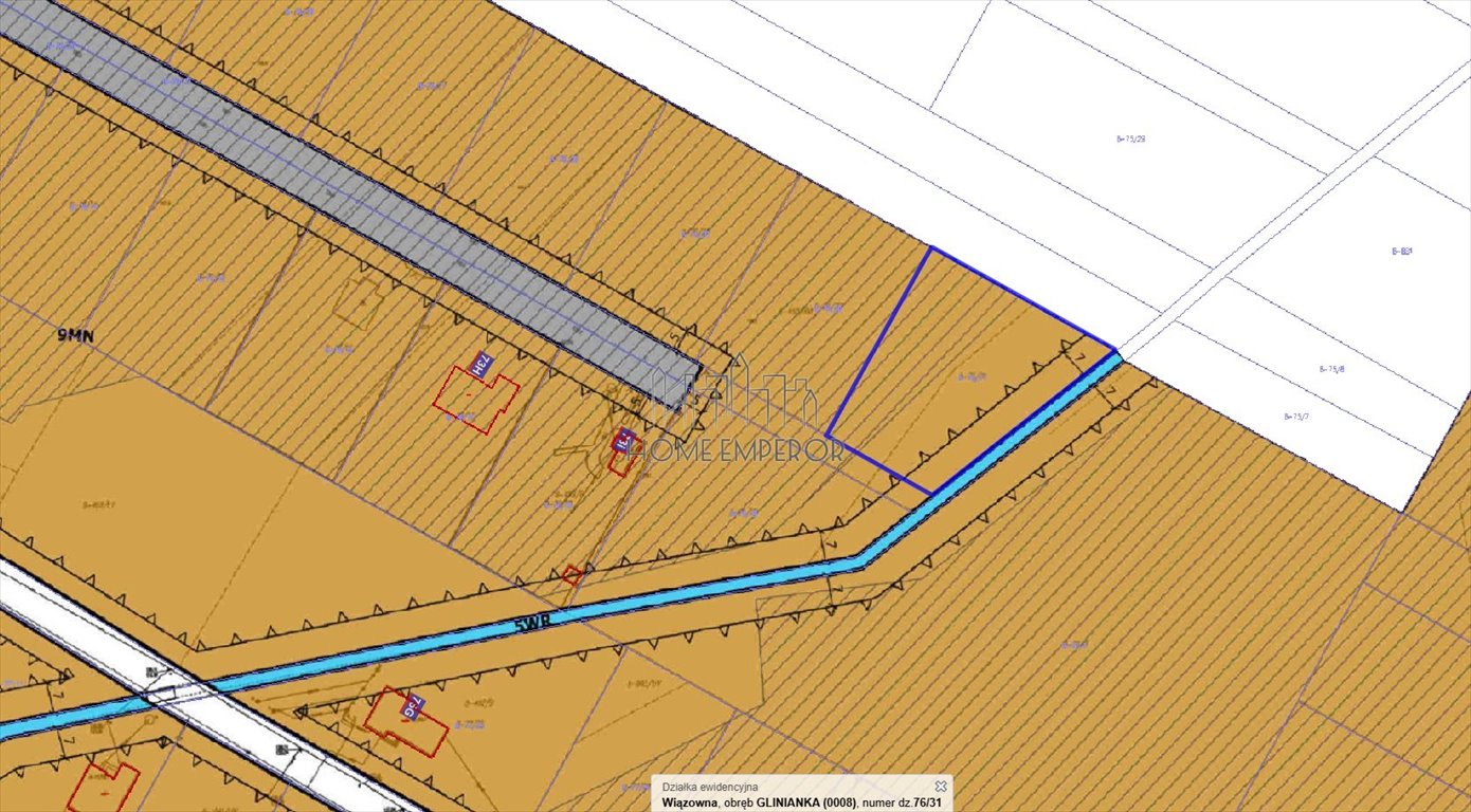 Działka budowlana na sprzedaż Glinianka, Wawrzyniecka  1 770m2 Foto 1