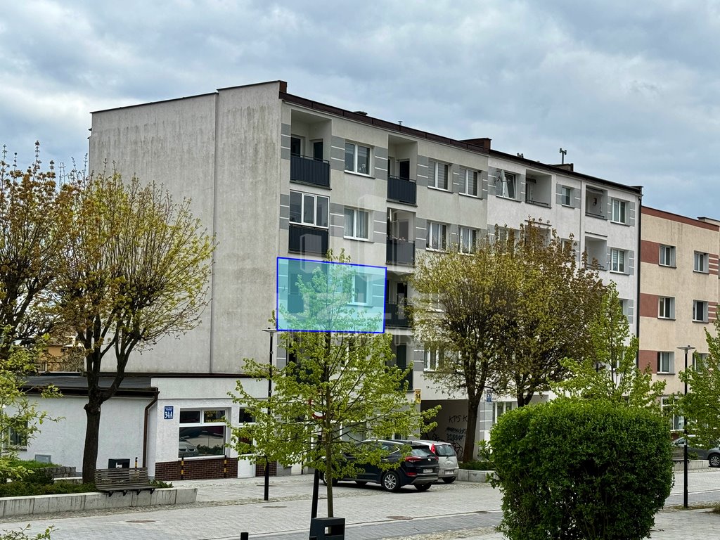 Mieszkanie trzypokojowe na sprzedaż Starogard Gdański, al. Wojska Polskiego  53m2 Foto 2