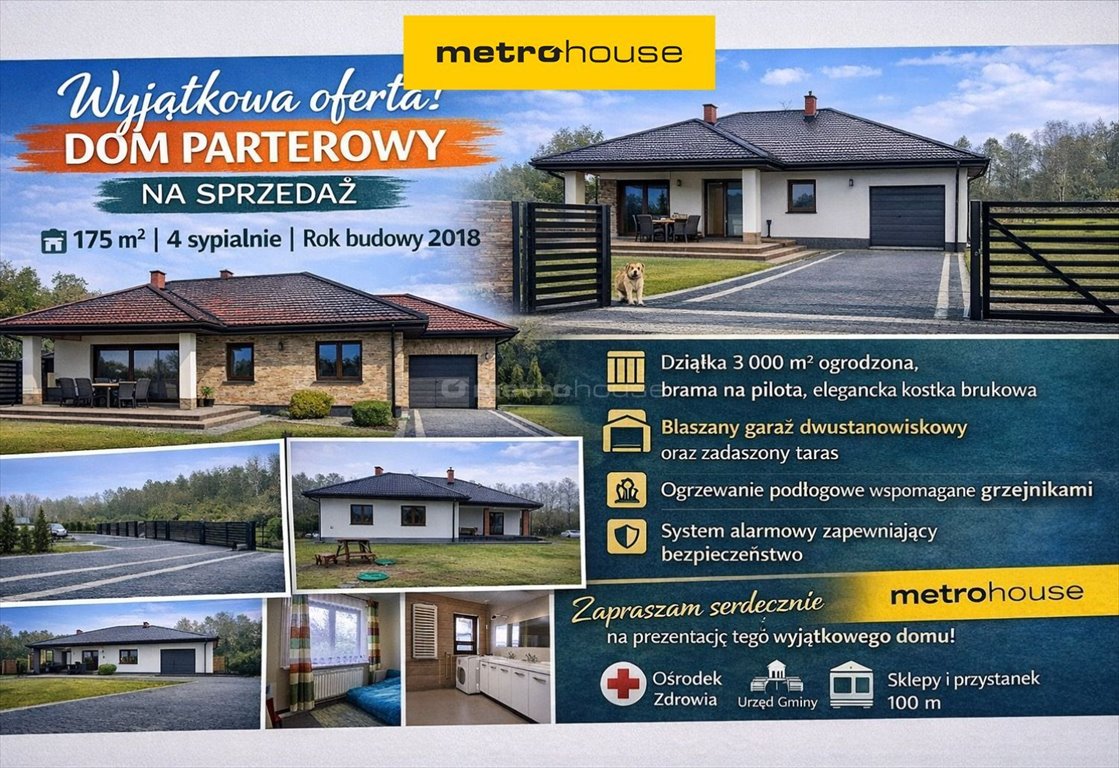 Przestronny dom 175 m² z garażem i tarasem w Ostrownicy Ostrownica  175m2 Foto 1