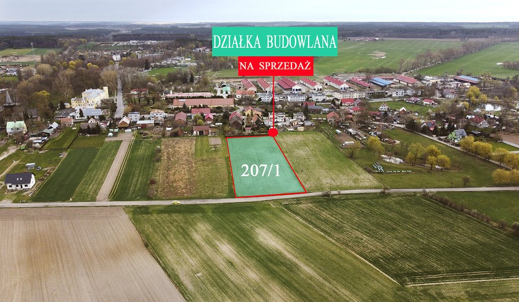 Działka 0,5 ha z MPZP pod osiedle, media, podział Kalsk  5 000m2 Foto 1