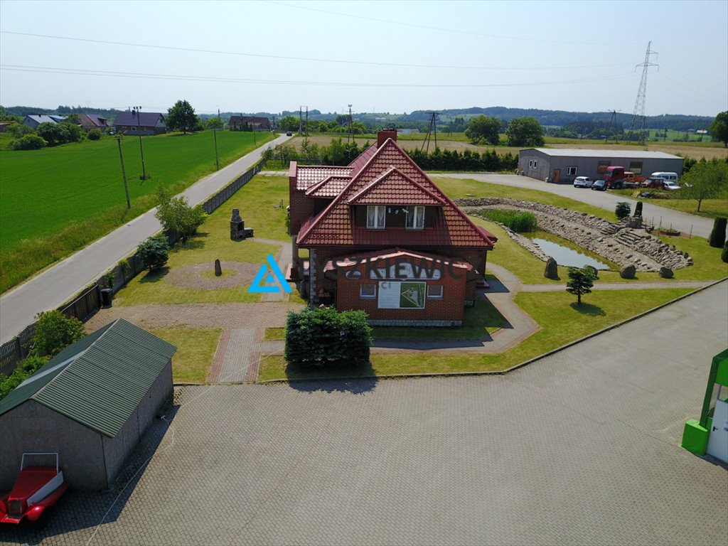 Atrakcyjny dom z biurem i halami magazynowymi na 1,02 ha Egiertowo  855m2 Foto 1