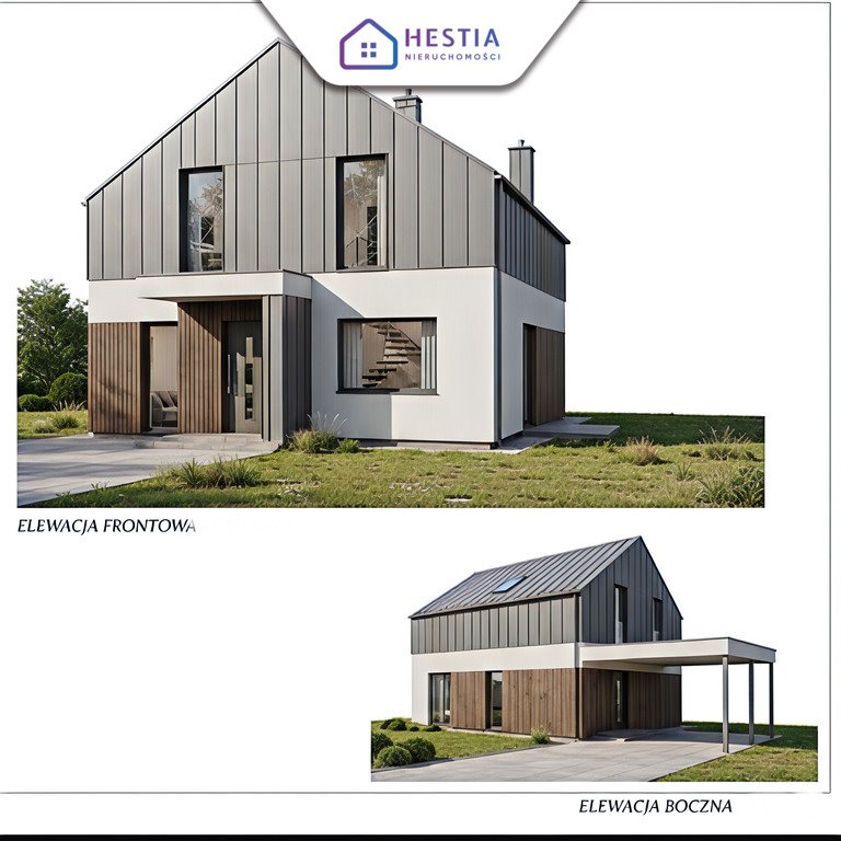 Nowoczesny dom 114 m² w Szczecinie - taras, ogród, gabinet Szczecin, Bezrzecze  114m2 Foto 1