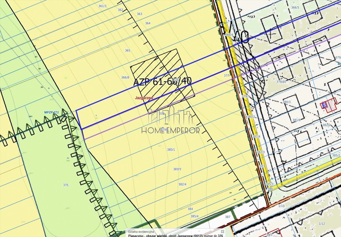 Działka rolna na sprzedaż Jazgarzew, Szkolna  3 315m2 Foto 1