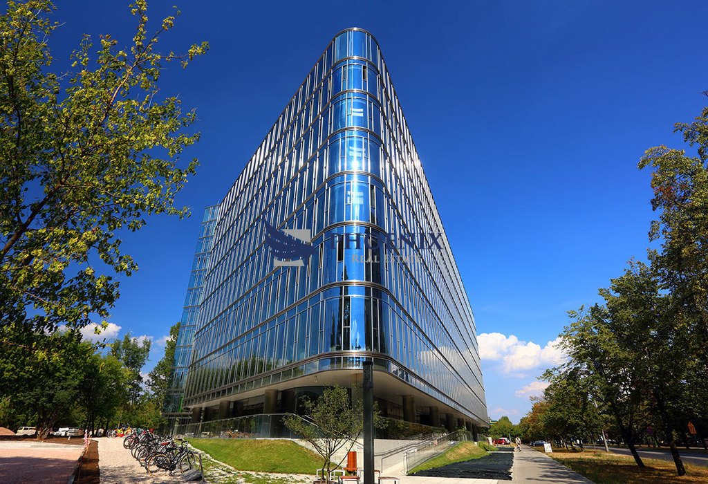 Nowoczesne biuro 206 m2 w sercu Mokotowa z dużymi przeszkleniami Warszawa, Mokotów, Domaniewska  206m2 Foto 1