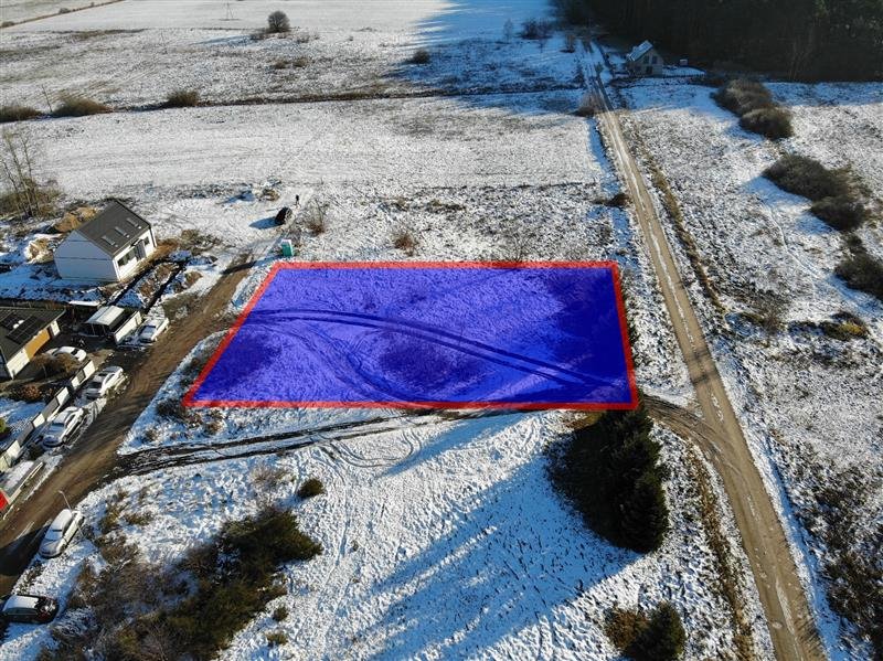 Działka budowlana 1124 m² w Manowie – spokojna okolica Manowo, Łąkowa  1 124m2 Foto 1