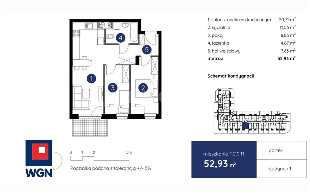 Nowe 3-pokojowe mieszkanie z systemem Smart Home i miejscem parkingowym Lublin, Centrum, Centrum  53m2 Foto 1