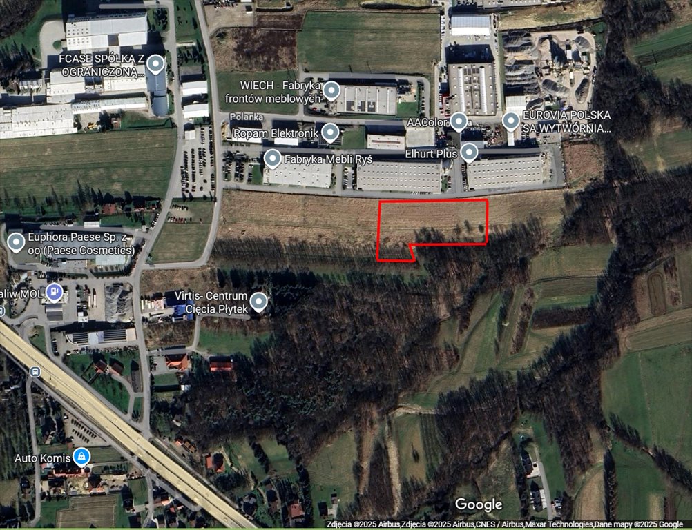 Działka przemysłowa 8 037 m² w Polance, VAT w cenie Polanka  8 037m2 Foto 1