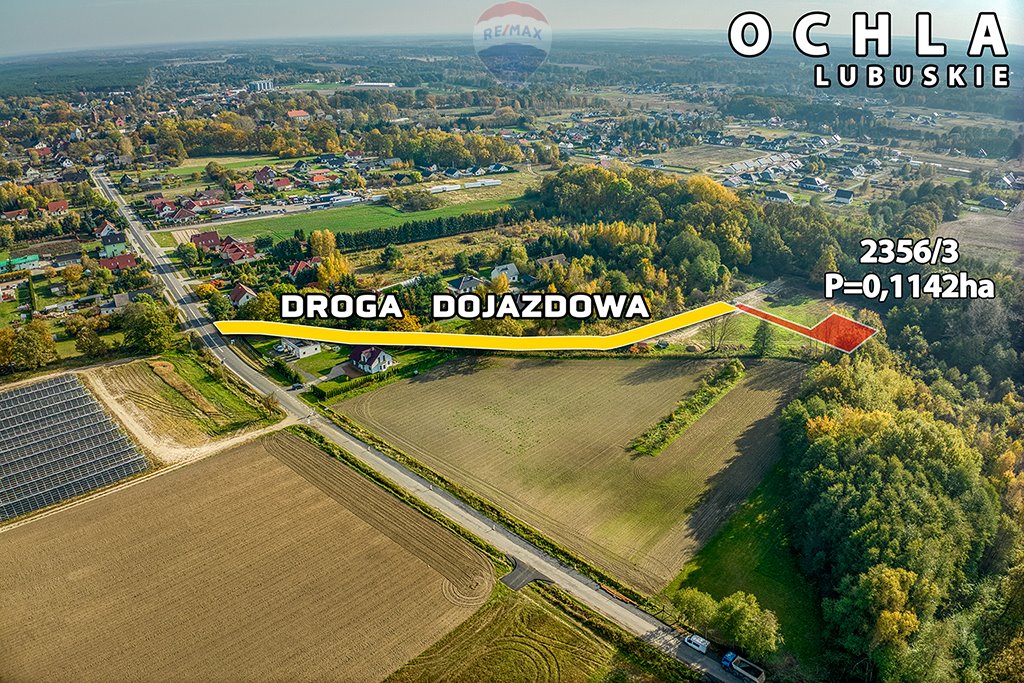 Działka rolna na sprzedaż Zielona Góra, Ochla-ks. Wł. Terlikowskiego  1 142m2 Foto 5