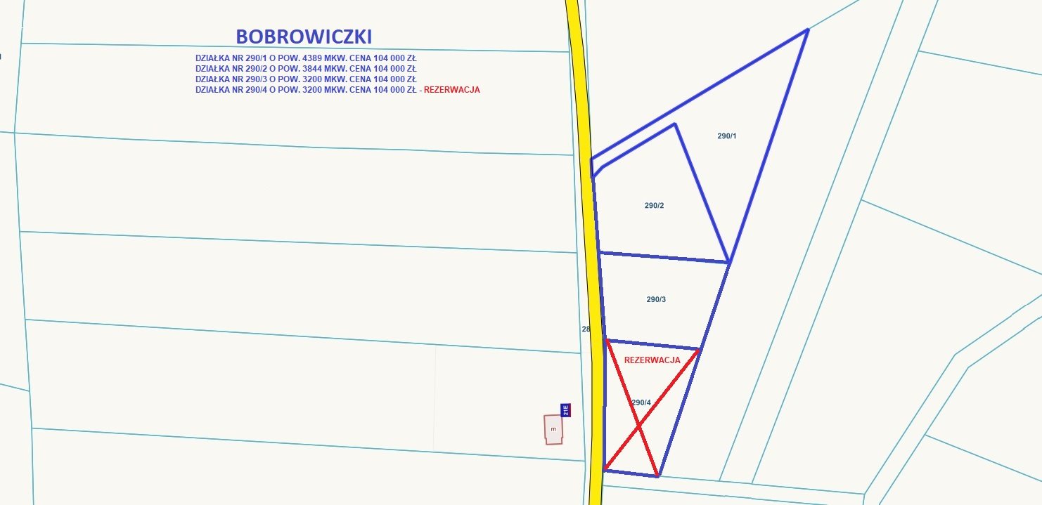 Działka siedliskowa na sprzedaż Bobrowiczki  4 389m2 Foto 15