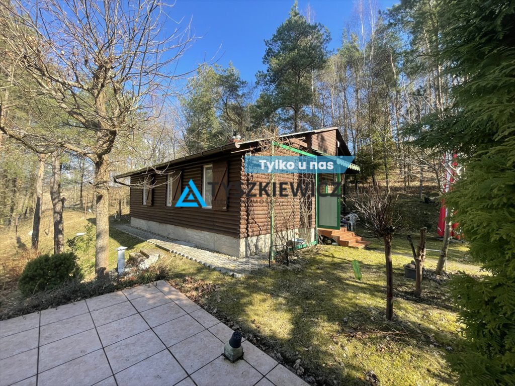 Działka z domkiem i lasem nad jeziorem w Kaszubach Nowe Polaszki, Warszawa  1 340m2 Foto 1