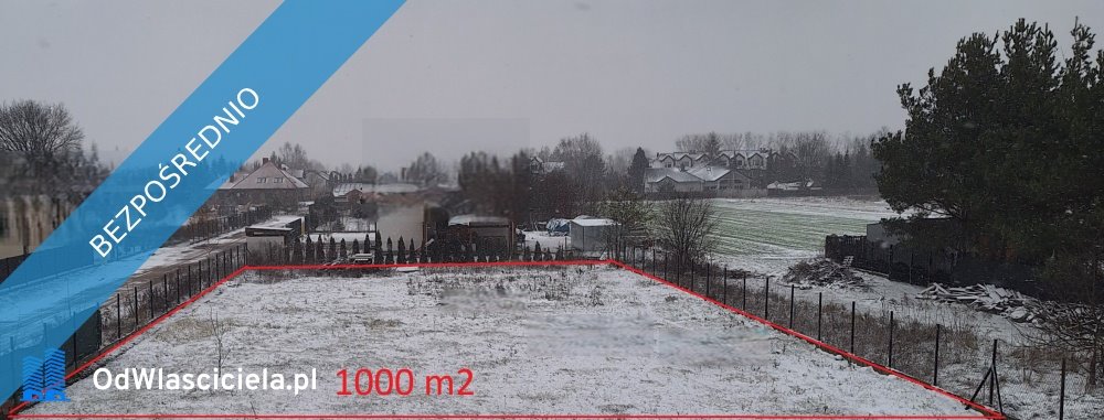 Działka budowlana na sprzedaż Chrzanów Duży  1 013m2 Foto 4